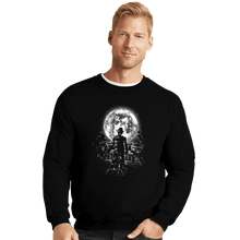 Load image into Gallery viewer, Shirts Crewneck Sweater, Unisex / Small / Black Moonlight Claw
