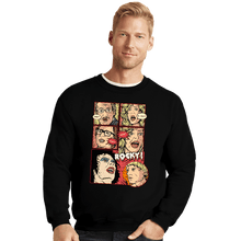 Load image into Gallery viewer, Daily_Deal_Shirts Crewneck Sweater, Unisex / Small / Black Janet, Dr. Scott, Janet, Brad, Rocky!
