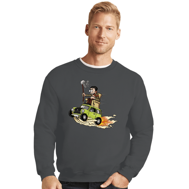 Daily_Deal_Shirts Crewneck Sweater, Unisex / Small / Charcoal Bean Fink