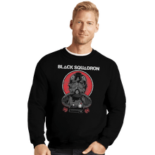 Load image into Gallery viewer, Shirts Crewneck Sweater, Unisex / Small / Black Black Squadron
