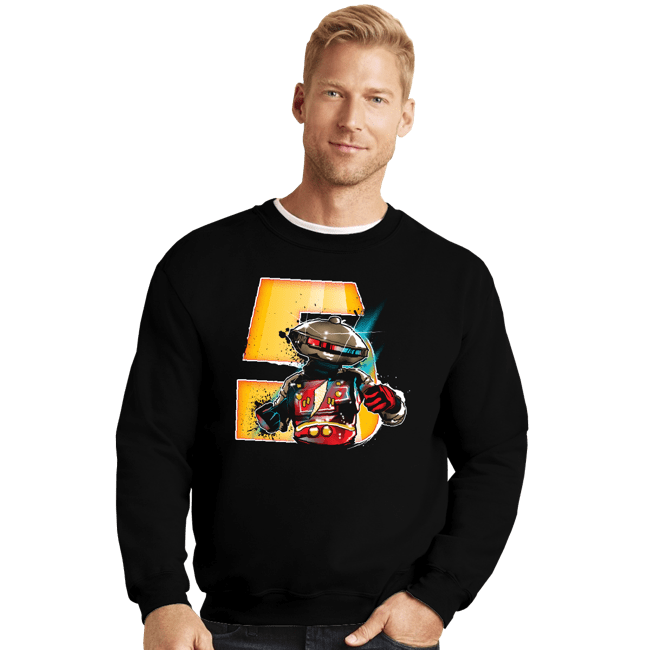 Shirts Crewneck Sweater, Unisex / Small / Black Ay Yi Yi Yi