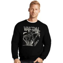 Load image into Gallery viewer, Shirts Crewneck Sweater, Unisex / Small / Black Bike Vandal
