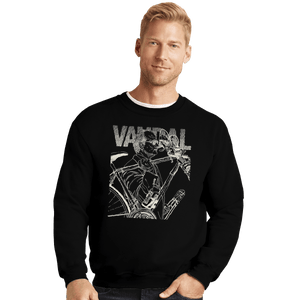 Shirts Crewneck Sweater, Unisex / Small / Black Bike Vandal