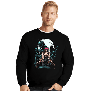 Daily_Deal_Shirts Crewneck Sweater, Unisex / Small / Black Weapon X