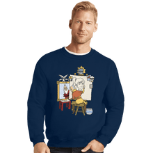 Load image into Gallery viewer, Shirts Crewneck Sweater, Unisex / Small / Navy Me, Myself, And Aang

