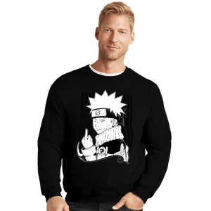 Shirts Crewneck Sweater, Unisex / Small / Black Ninja