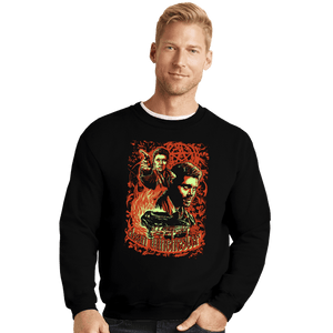 Daily_Deal_Shirts Crewneck Sweater, Unisex / Small / Black Dean