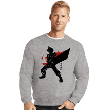Load image into Gallery viewer, Shirts Crewneck Sweater, Unisex / Small / Sports Grey Crimson Ex Soldier
