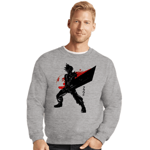 Shirts Crewneck Sweater, Unisex / Small / Sports Grey Crimson Ex Soldier