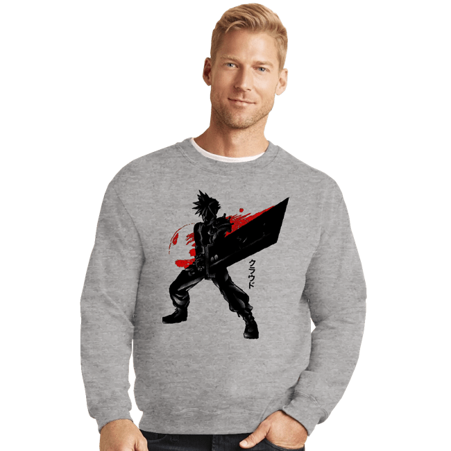 Shirts Crewneck Sweater, Unisex / Small / Sports Grey Crimson Ex Soldier
