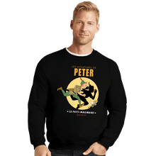 Load image into Gallery viewer, Shirts Crewneck Sweater, Unisex / Small / Black Les Adventures De Peter
