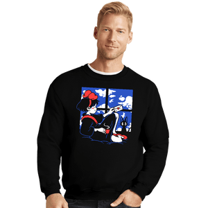 Shirts Crewneck Sweater, Unisex / Small / Black Delivery Resting