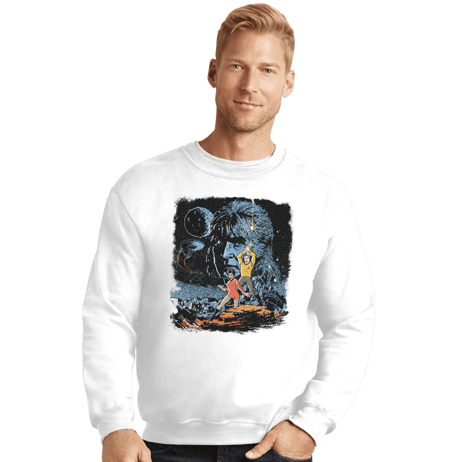 Shirts Crewneck Sweater, Unisex / Small / White FTT Star Trek Wars