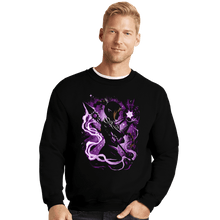 Load image into Gallery viewer, Daily_Deal_Shirts Crewneck Sweater, Unisex / Small / Black Shadow Heart

