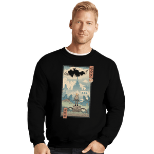 Shirts Crewneck Sweater, Unisex / Small / Black The Legend