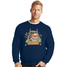 Load image into Gallery viewer, Secret_Shirts Crewneck Sweater, Unisex / Small / Navy No Expense Spared
