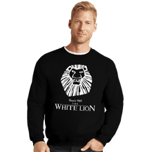 Load image into Gallery viewer, Shirts Crewneck Sweater, Unisex / Small / Black White Lion
