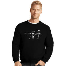 Load image into Gallery viewer, Shirts Crewneck Sweater, Unisex / Small / Black Mandalore Fiction
