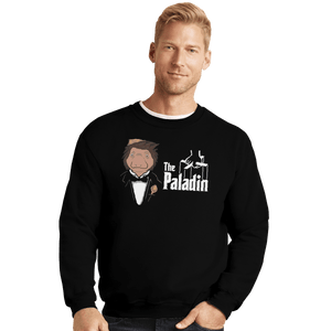 Shirts Crewneck Sweater, Unisex / Small / Black The Paladin
