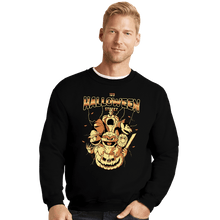 Load image into Gallery viewer, Daily_Deal_Shirts Crewneck Sweater, Unisex / Small / Black 123 Halloween Street
