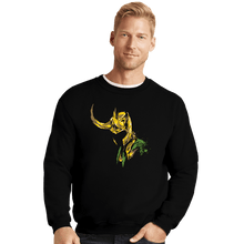 Load image into Gallery viewer, Shirts Crewneck Sweater, Unisex / Small / Black Prince of Mischief
