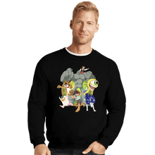 Load image into Gallery viewer, Daily_Deal_Shirts Crewneck Sweater, Unisex / Small / Black Vintage Monster Rancher
