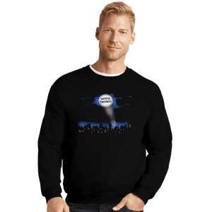 Secret_Shirts Crewneck Sweater, Unisex / Small / Black Tasteful Thickness