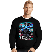 Load image into Gallery viewer, Daily_Deal_Shirts Crewneck Sweater, Unisex / Small / Black Tis The Season Then

