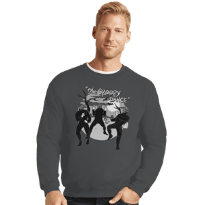 Shirts Crewneck Sweater, Unisex / Small / Charcoal The Spoopy Dance