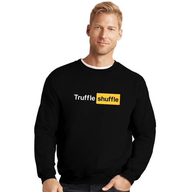 Secret_Shirts Crewneck Sweater, Unisex / Small / Black Truffle Shuffle