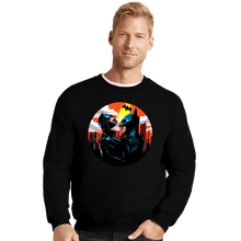 Load image into Gallery viewer, Daily_Deal_Shirts Crewneck Sweater, Unisex / Small / Black A Deadly Kiss
