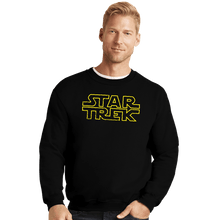 Load image into Gallery viewer, Daily_Deal_Shirts Crewneck Sweater, Unisex / Small / Black StarTrekWars
