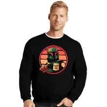 Load image into Gallery viewer, Daily_Deal_Shirts Crewneck Sweater, Unisex / Small / Black Galaxy&#39;s Best Boss
