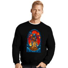 Load image into Gallery viewer, Daily_Deal_Shirts Crewneck Sweater, Unisex / Small / Black The Hunt Begins
