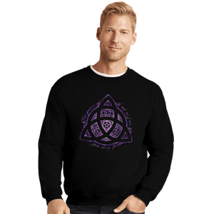 Daily_Deal_Shirts Crewneck Sweater, Unisex / Small / Black The Three Witches