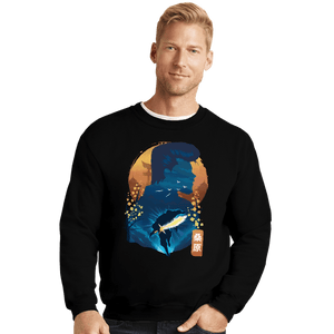 Daily_Deal_Shirts Crewneck Sweater, Unisex / Small / Black Kuwabara's Spirit Sword