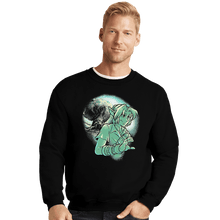 Load image into Gallery viewer, Shirts Crewneck Sweater, Unisex / Small / Black Her Knight
