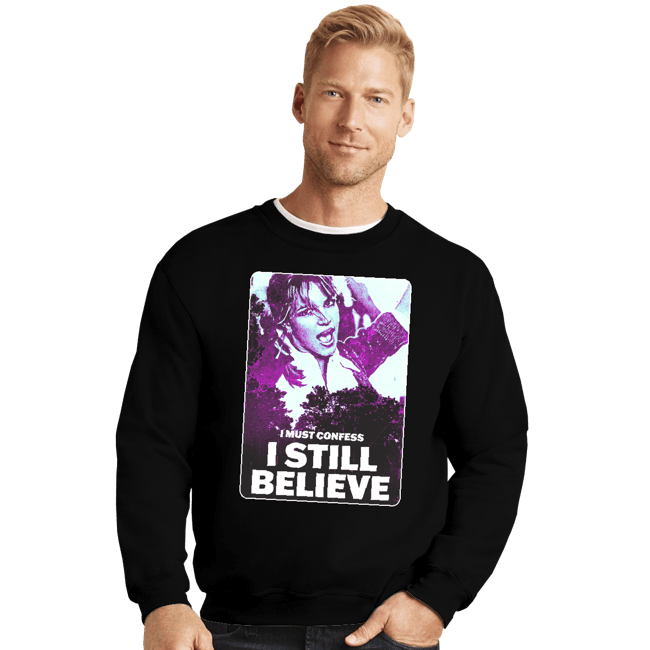 Secret_Shirts Crewneck Sweater, Unisex / Small / Black I Must Confess