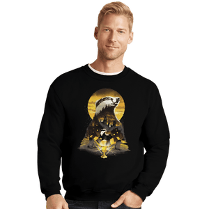 Shirts Crewneck Sweater, Unisex / Small / Black House Of Hufflepuff