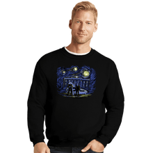 Load image into Gallery viewer, Daily_Deal_Shirts Crewneck Sweater, Unisex / Small / Black Starry Future
