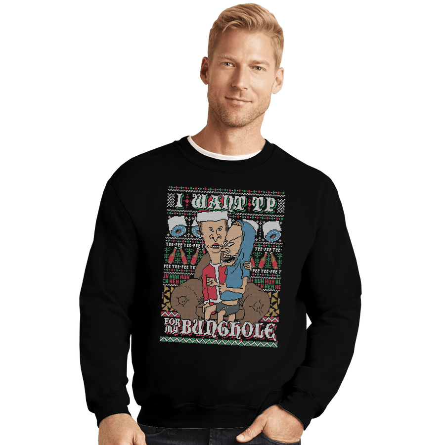 Shirts Crewneck Sweater, Unisex / Small / Black TP for Xmas
