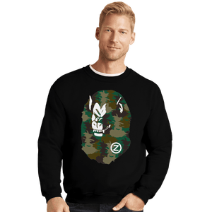 Shirts Crewneck Sweater, Unisex / Small / Black A Bathing Oozaru