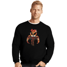 Load image into Gallery viewer, Shirts Crewneck Sweater, Unisex / Small / Black Mandalorian Army
