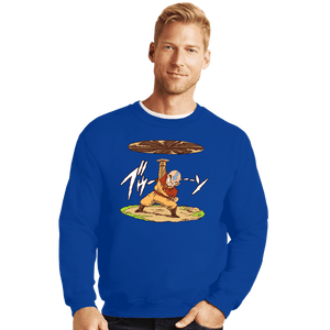 Daily_Deal_Shirts Crewneck Sweater, Unisex / Small / Royal Blue Avatar Disk