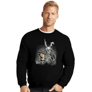 Shirts Crewneck Sweater, Unisex / Small / Black Wake Up Donnie