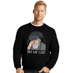 Shirts Crewneck Sweater, Unisex / Small / Black Martin Facepalm