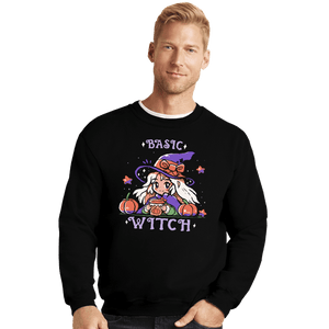 Secret_Shirts Crewneck Sweater, Unisex / Small / Black Basic Witch Season.