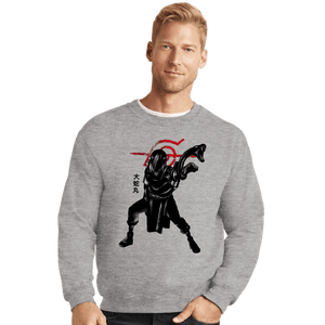 Shirts Crewneck Sweater, Unisex / Small / Sports Grey Crimson snake