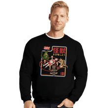 Load image into Gallery viewer, Secret_Shirts Crewneck Sweater, Unisex / Small / Black Lets Summon Kaiju
