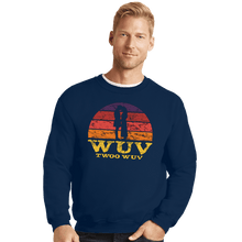Load image into Gallery viewer, Daily_Deal_Shirts Crewneck Sweater, Unisex / Small / Navy Twoo Wuv
